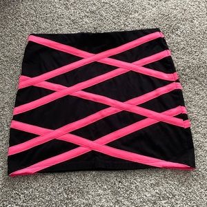 Forever 21 Striped Pencil Skirt